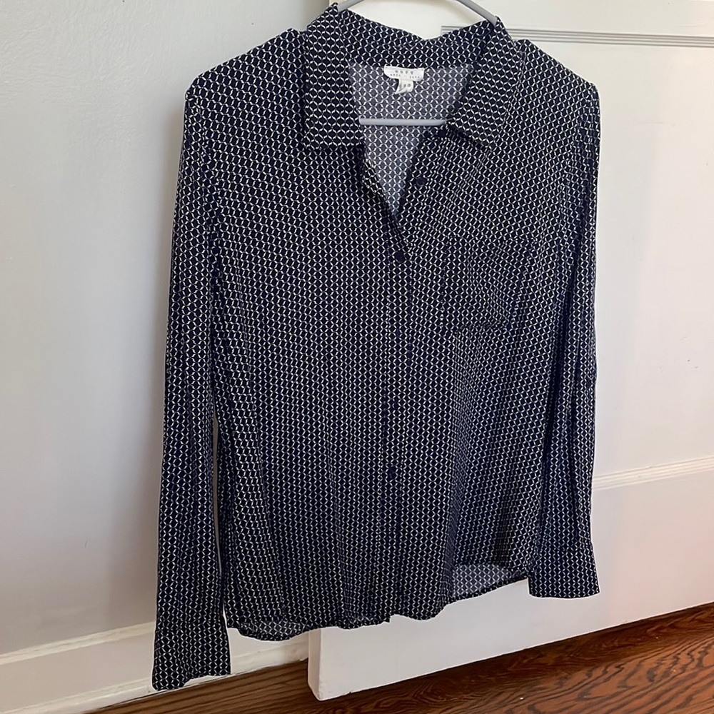 Nice button down blouse, rayon
